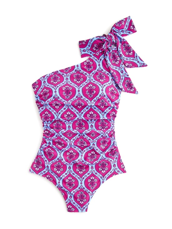 J. Crew Other - J. CREW Women’s bow shoulder one piece swimsuit💖💖